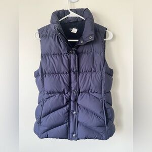 J Crew Down Filled Puffer Vest